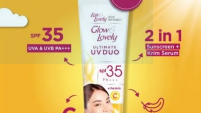 Glow & Lovely Ultimate UV Duo Vitamin C SPF 35 PA+++ 20g.