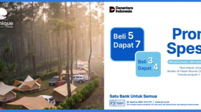 Nikmati Promo Tiket Lintas Hutan Indah Palawi Risorsis Cikole Bersama BRI
