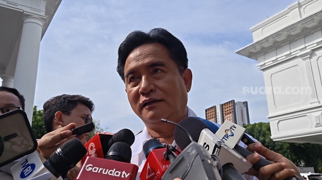Yusril Ihza Mahendra. [Suara.com/Novian]