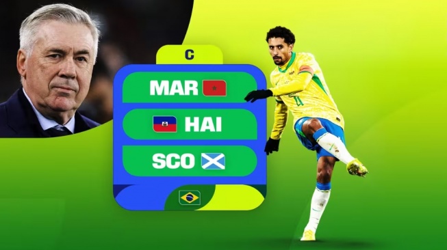Simak profil lengkap Timnas Brasil, sang raja sepak bola dunia yang mengincar gelar keenam. Ulasan taktik, pemain kunci, dan fakta unik Selecao di Piala Dunia 2026. (FIFA)