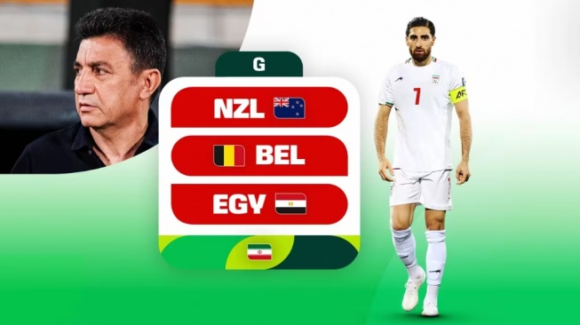 Simak profil lengkap Timnas Iran, sang raksasa Asia yang siap mengguncang Piala Dunia dengan duet maut Mehdi Taremi dan Sardar Azmoun di lini depan. (FIFA)
