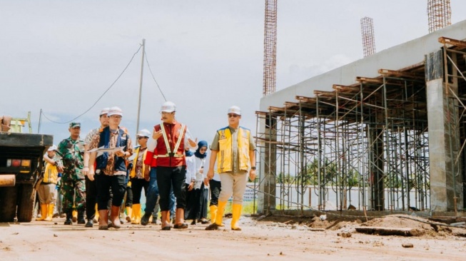 Gus Ipul Tinjau Pembangunan Sekolah Rakyat Permanen Deli Serdang, Target Rampung Juli 2026