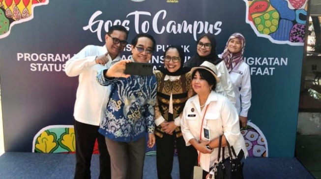 BGN Goes to Campus yang digelar di Auditorium Prof. A. Amiruddin Fakultas Kedokteran Universitas Hasanuddin. [Ist]