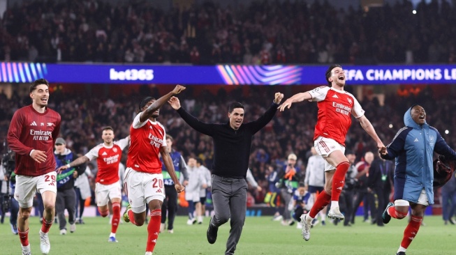 Arsenal ke Final Liga Champions, Wenger Bungkam Kritik soal Selebrasi Arteta