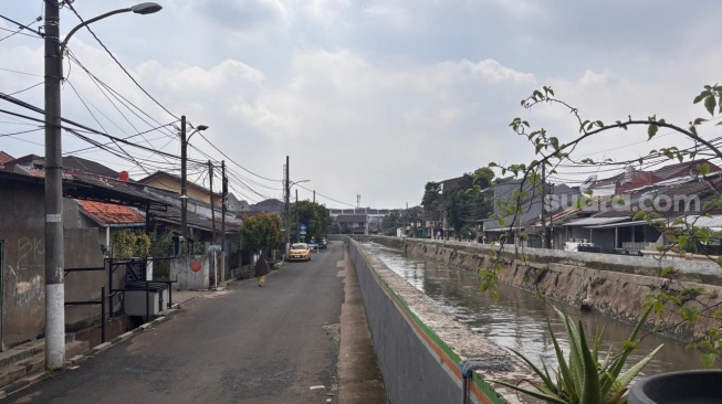 Suasana di Perumahan Taman Mangu Indah, Kelurahan Pondok Aren, Tangerang Selatan (Tangsel). (Suara.com/Dinda)