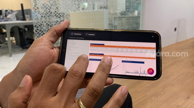 Gambaran portofolio Reksa Dana BRI Balanced Regular Income Fund (BRIF). (Suara.com/Irwan Febri)