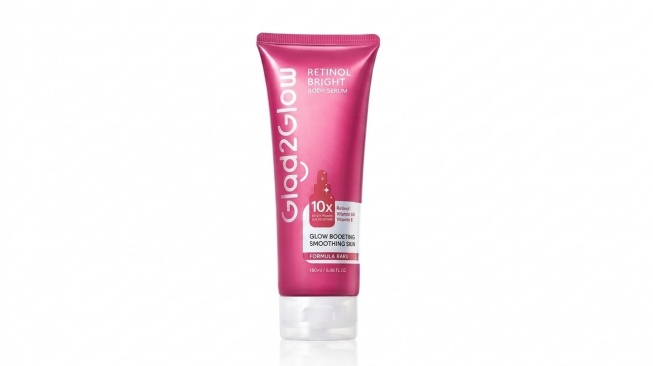 Glad2Glow Retinol Bright Body Serum 10X Brighten Power