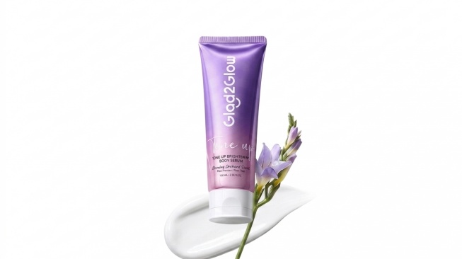Glad2Glow Tone Up Brightening Body Serum Skin Look Flawless Tone Up