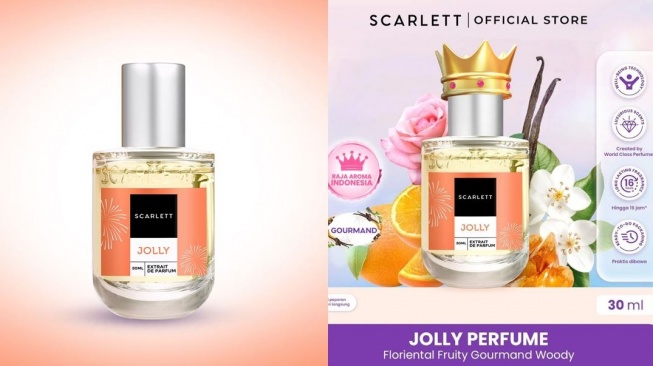 Scarlett Whitening Extrait De Parfum Jolly. (scarlettofficial.id)