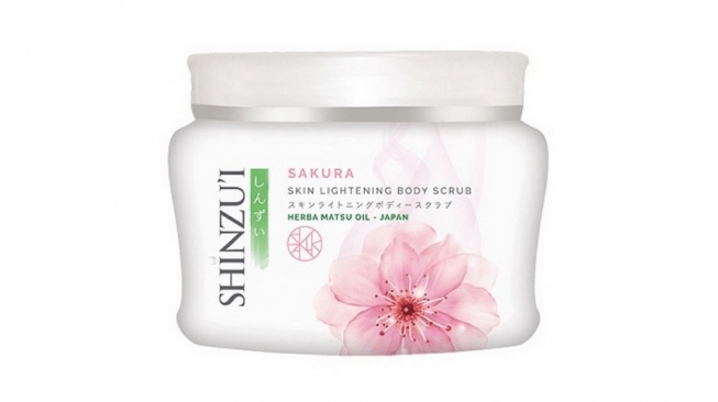 Shinzu'i Body Scrub Skin Lightening Sakura