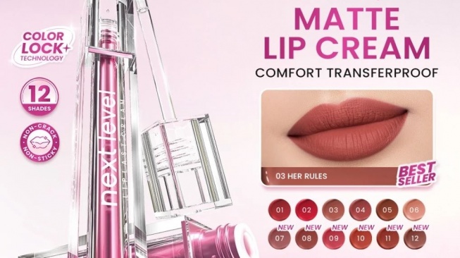 Rekomendasi Lip Cream dan Lip Matte. (Shopee)
