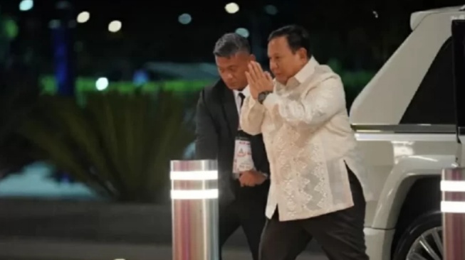 Presiden Prabowo Subianto, menghadiri jamuan santap malam KTT ke-48 ASEAN yang digelar Presiden Filipina, Ferdinand Romualdez Marcos Jr di Mactan Expo, Cebu, pada Jumat malam (8/5/2026). Foto/BPMI Setpres