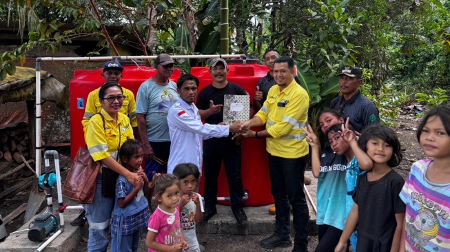 NHM Peduli Perkuat Infrastruktur Air Bersih di Desa Tiowor, Kao Teluk
