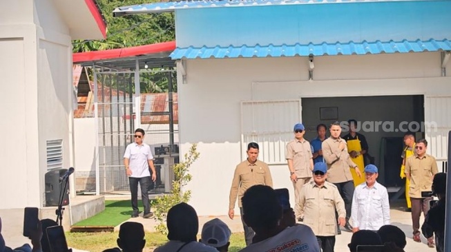 Prabowo Tiba di Gorontalo, Langsung Tinjau Kampung Nelayan Leato Selatan