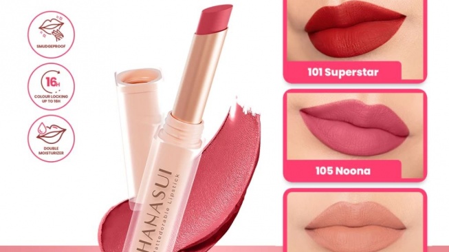Lipstik untuk bibir kering. (Shopee)