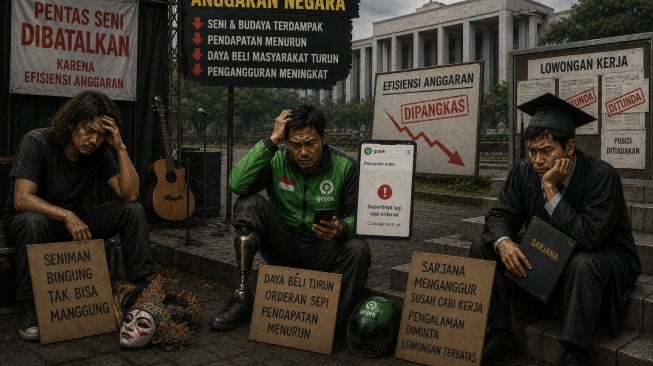 Anggaran Dipangkas, Dapur Tak Ngebul: Jeritan Seniman Jogja hingga Sarjana Menganggur