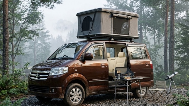 Ilustrasi Suzuki APV 2010 (Gemini AI)