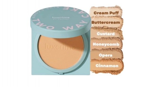  Luxcrime Oil Control Blur & Cover Two Way Cake.