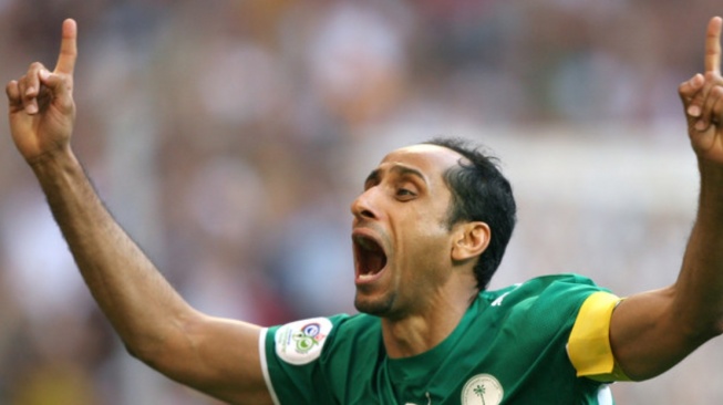 Sami Al-Jaber menjadi ikon revolusi sepak bola Arab Saudi melalui torehan rekor di Piala Dunia. (AFC)