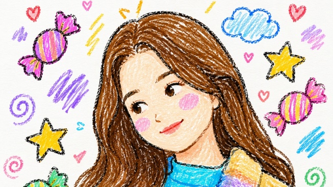 Kumpulan Prompt AI Edit Foto Crayon Style yang Lagi Viral, Hasilnya Lucu dan Estetik