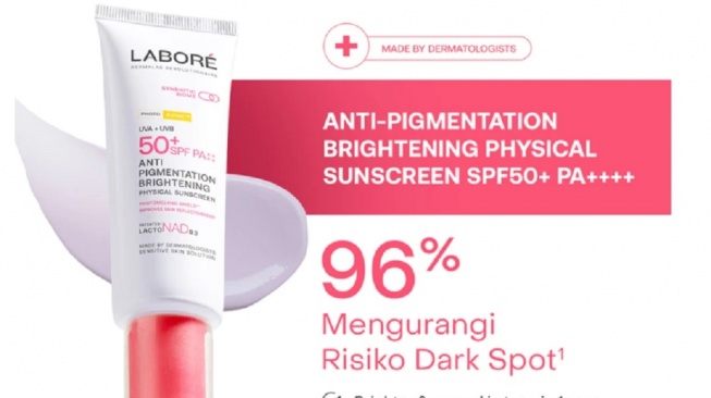 LABOR&Eacute; Dermalab Revolutionaire Anti-Pigmentation Brightening Physical Sunscreen (Shopee)