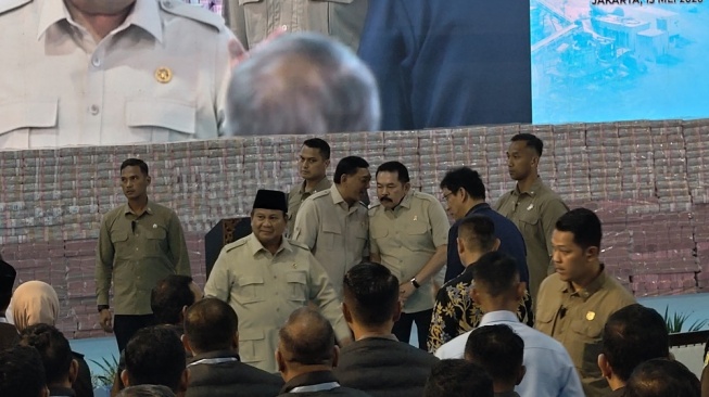 Presiden Prabowo Subianto hadir dalam acara yang digelar di Kejaksaan Agung, Rabu (13/5/2026), siang. (bidik layar)