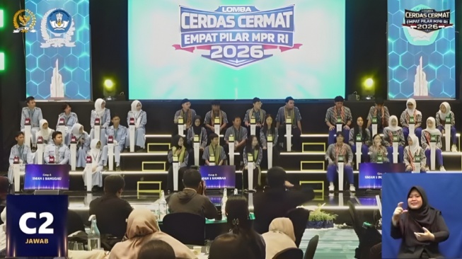 Lomba Cerdas Cermat Empat Pilar MPR RI 2026 (Bidik layar YouTube/MPRGOID)