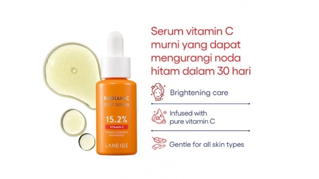 LANEIGE Radian-C Vitamin Spot Ampoule (Shopee)