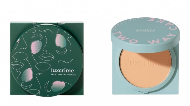 Luxcrime Blur & Cover Two Way Cake UV Protection