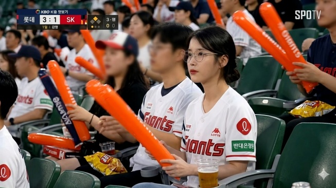 Foto AI siaran langsung pertandingan baseball KBO Korea (Gemini AI)