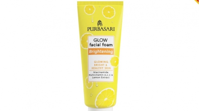 Purbasari Glow Facial Foam Brightening (Shopee)
