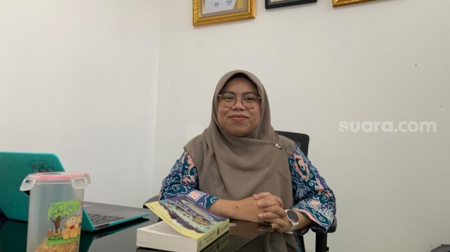 CEO Habbie, Novita Anggraeni, saat ditemui di ruangan kantornya. (Suara.com/Irwan Febri)