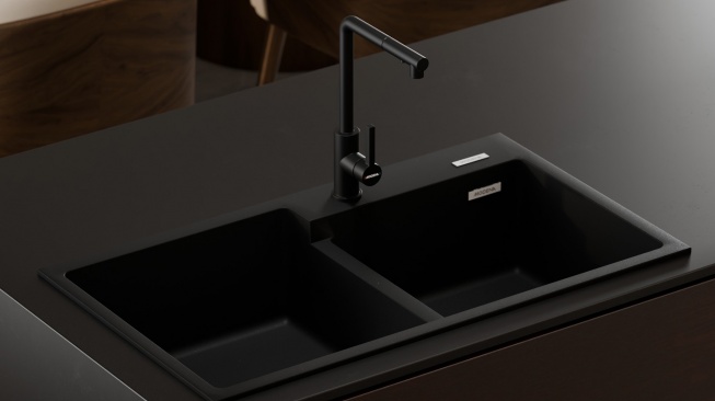 Kitchen Sink Granit Jadi Tren Baru Dapur Modern yang Fungsional dan Estetik. [Istimewa]