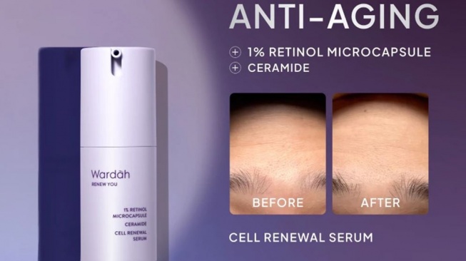 Serum anti aging lokal. (Shopee)