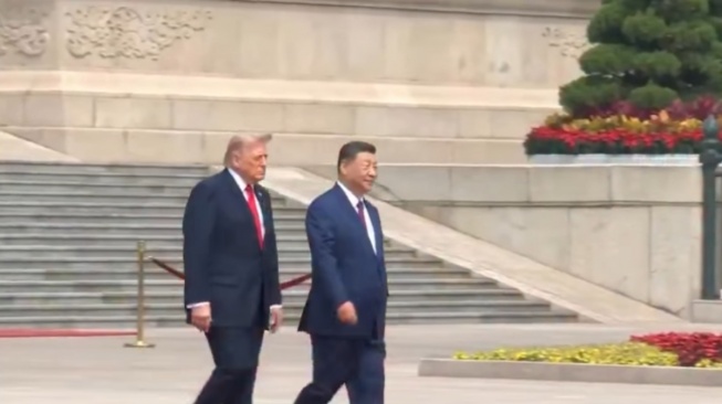 Presiden AS, Donald Trump bertemu dengan Presiden Xi Jinping. (Instagram/realdonaldtrump)