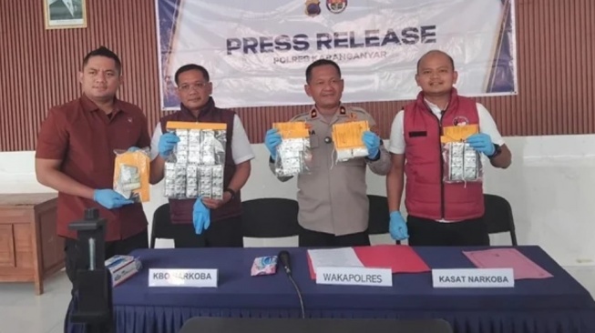 Dipimpin AKP Primadhana Bayu Kuncoro, Polres Karanganyar Ungkap Dua Kasus Narkoba