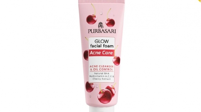 Purbasari Glow Facial Foam Acne Care (Shopee)