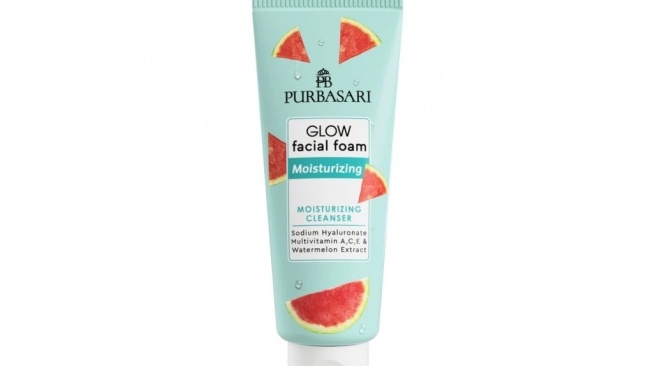 Purbasari Glow Facial Foam Moisturizing (Shopee)
