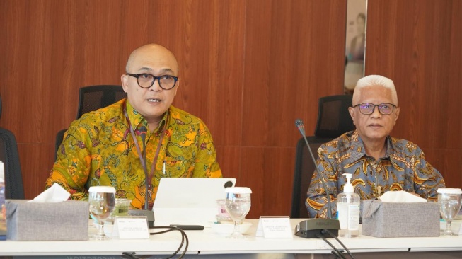 Penandatangana MoU PT Biro Klasifikasi Indonesia (BKI) dan PT Mutuagung Lestari untuk menjajaki kerja sama di bidang jasa Testing, Inspection, Certification, and Consultation (TICC) di Jakarta, Selasa (12/5/2026). [Handout]