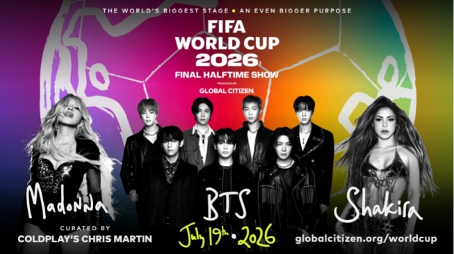 BTS Resmi Gabung Madonna dan Shakira Tampil di Final Piala Dunia FIFA 2026