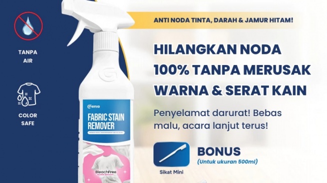 Genio Fabric Stain Remover (Shopee)