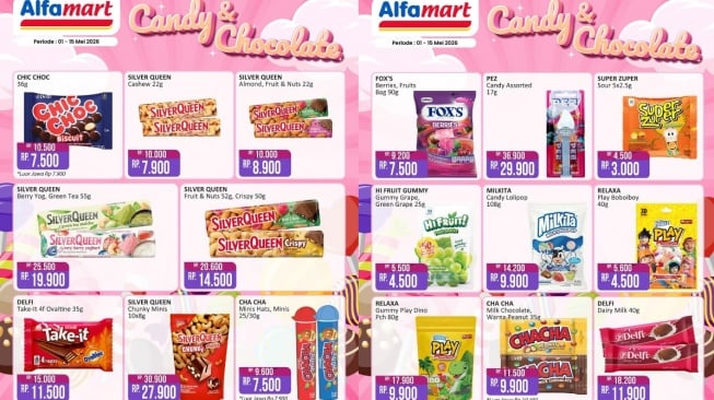 Promo Alfamart khusus cokelat dan permen (Instagram/alfamart)