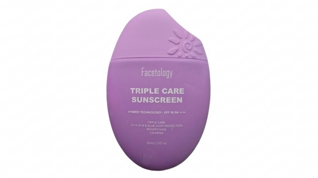 Facetology Triple Care Sunscreen Wajah SPF 30