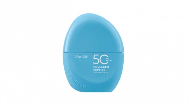 Wardah UV Shield Sunscreen Serum Wajah Collagen Peptide SPF 50