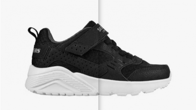 Skechers Uno Lite Boy's Sneakers Shoes - Black