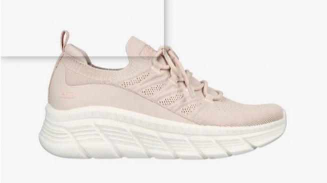 Skechers Bobs B Flex Hi Women's Sneakers Shoes - Natural