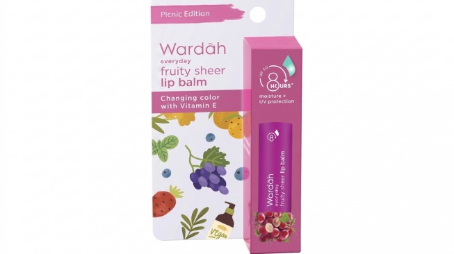  Wardah Lip Balm Picnic Limited Edition