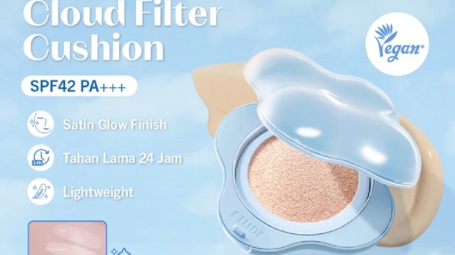 ETUDE Cloud Filter Cushion SPF 42 PA+++ (Shopee)
