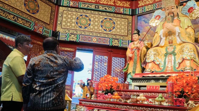 Resmikan Kelenteng Tian Fu Gong di PIK, Pramono Anung Singgung Dewa Jodoh hingga Edukasi Budaya