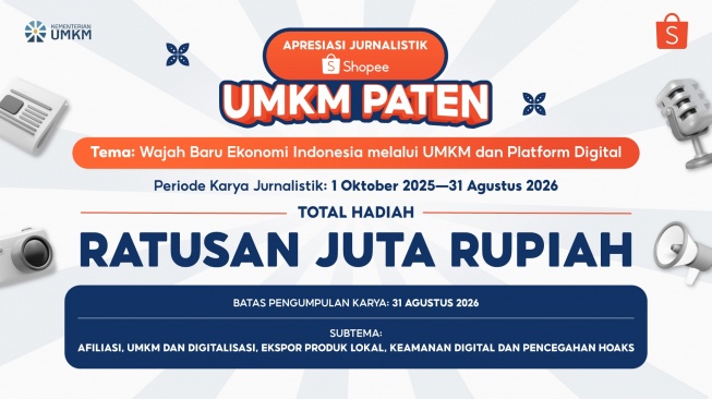 Apresiasi Jurnalistik Shopee 2026 Dibuka: Dokumentasikan Kiprah UMKM di Era Baru Ekonomi Indonesia
